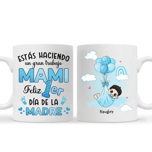 Tasse personnalisée pour maman | Cadeau personnalisé pour maman | Bonne Maman 1ère Fête des Mères