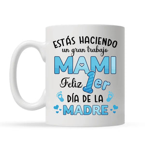 Tasse personnalisée pour maman | Cadeau personnalisé pour maman | Bonne Maman 1ère Fête des Mères