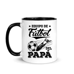 Tazza personalizzata per papà | Regalo personalizzato per papà | La squadra di calcio di papà