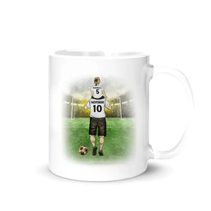 Tasse personnalisée pour papa | Cadeau personnalisé pour papa | L'équipe de football de papa