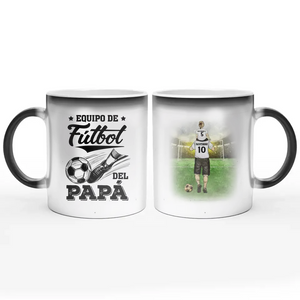 Tazza personalizzata per papà | Regalo personalizzato per papà | La squadra di calcio di papà