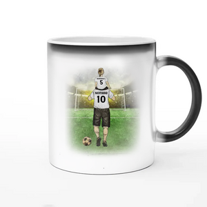 Taza Personalizada Para papá | Personalizado Regalo Para papá | Equipo de fútbol del papá