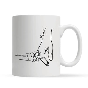 Taza Personalizada Para Papá | Personalizado Regalo Para Papá | ¡Papá eres mi héroe favorito!