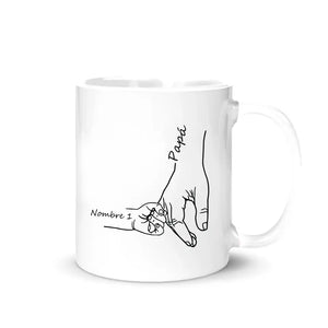 Taza Personalizada Para Papá | Personalizado Regalo Para Papá | ¡Papá eres mi héroe favorito!