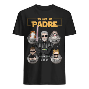 Personalizar Camisetas Para Papá | Personalizado Regalo Para Papá | Yo soy tu padre niño y mascota