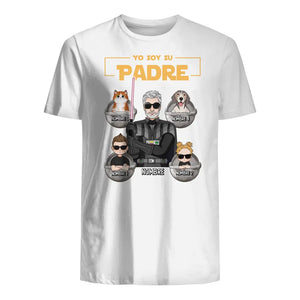 Personalizar Camisetas Para Papá | Personalizado Regalo Para Papá | Yo soy tu padre niño y mascota