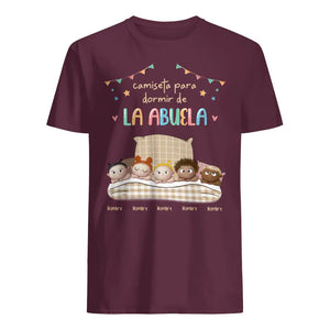 Personalizar Camiseta Para Mamá | Camiseta para dormir de mamá / la abuela rojo