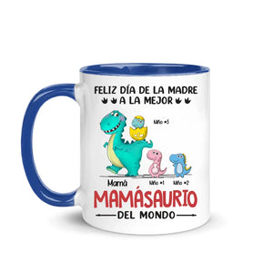 Taza Personalizada Para Mamá | Personalizado Regalo Para Madre | Feliz Día de la Madre a la mejor mamásaurio del mundo