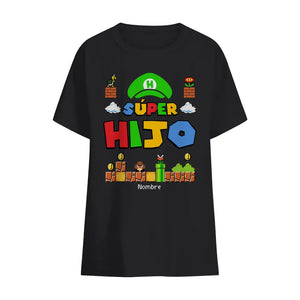 Personalizar Camiseta a juego Para Papá y niño | Super Papá y su hijo su hija