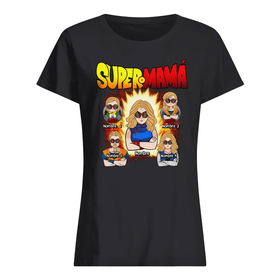 Personalizar Camisetas Para Mamá| Super Mamá DB v1