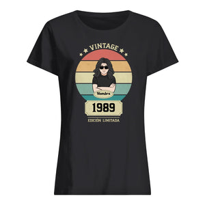 Personalizar Camisetas Para mujeres - Regalo para mamá de cumpleaños año personalizado