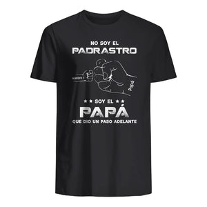 Personalizar Camisetas Para Bonus Papá | Soy el papá que dio un paso adelante