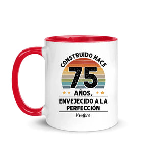 Taza Personalizada Para Papá |Construido hace ...años