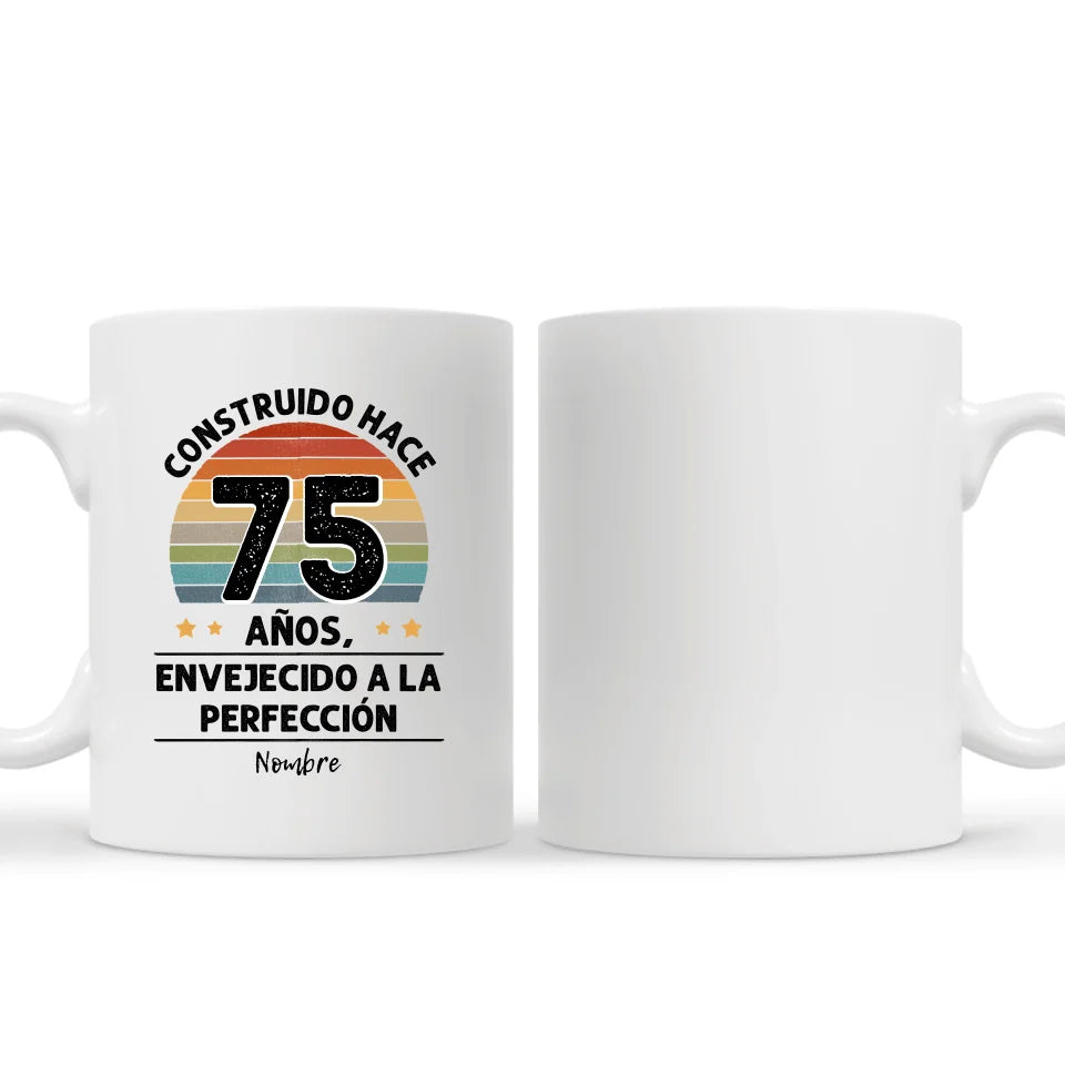 Taza Personalizada Para Papá |Construido hace ...años