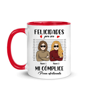 Taza Personalizada Para Mejor amiga
 | Félicitations pour être devenue ma complice