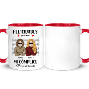 Taza Personalizada Para Mejor amiga
 | Félicitations pour être devenue ma complice