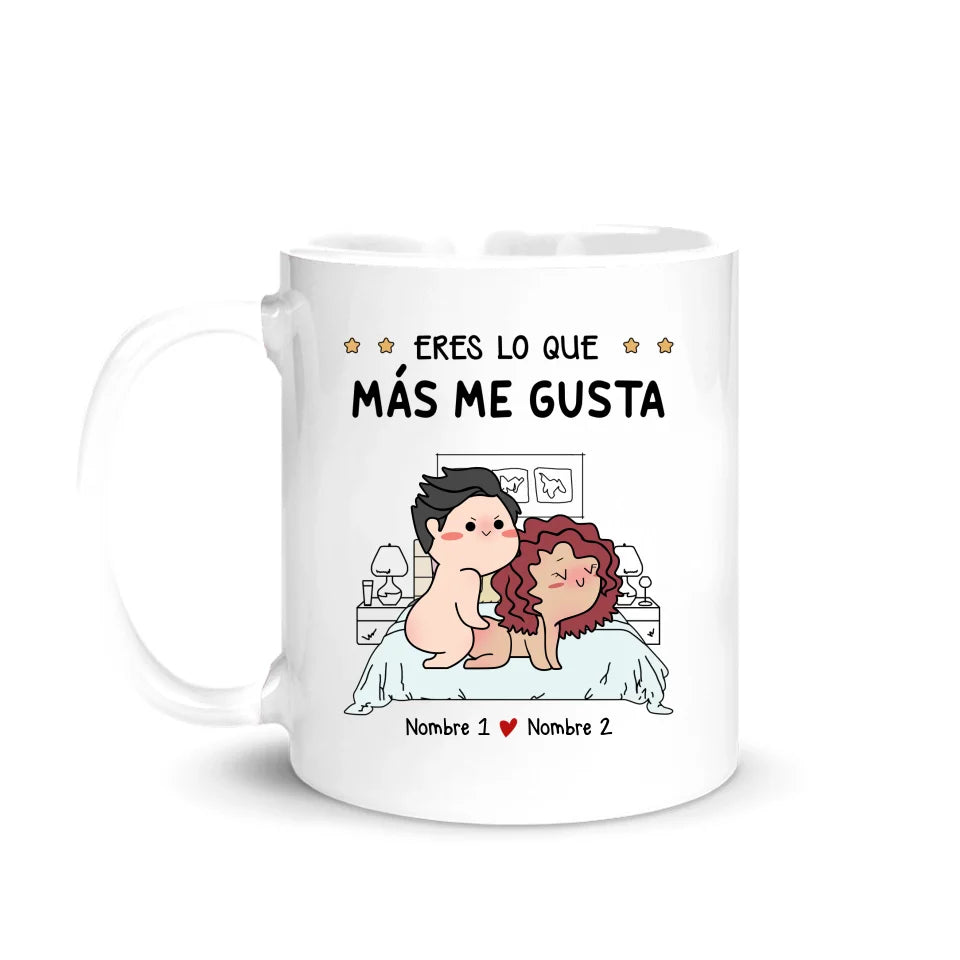 Tasse de couple personnalisée | Cadeau personnalisé pour couple | Tu es ce que j'aime le plus