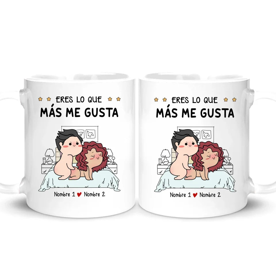 Tasse de couple personnalisée | Cadeau personnalisé pour couple | Tu es ce que j'aime le plus