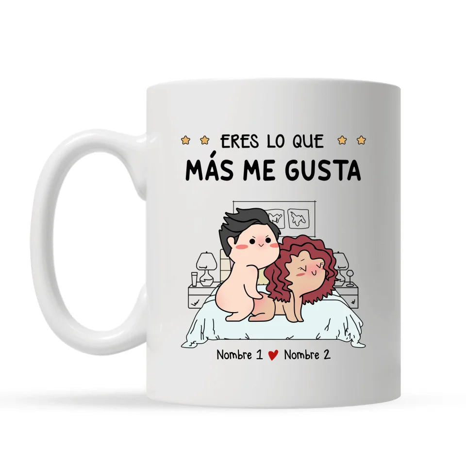 Taza Personalizada Para Pareja | Personalizado Regalo Para Pareja | Eres lo que más me gusta