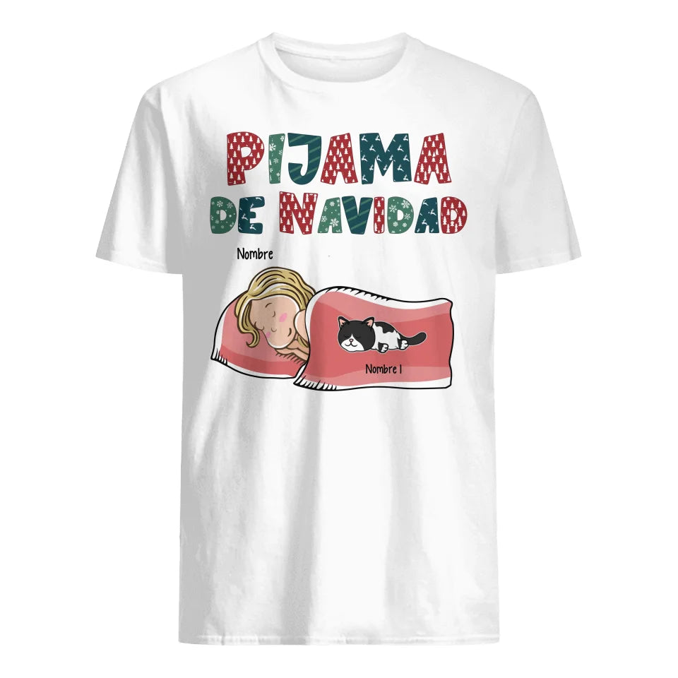 Personalizar Camisetas Para Amantes De Las Mascotas  | Pijama de Navidad