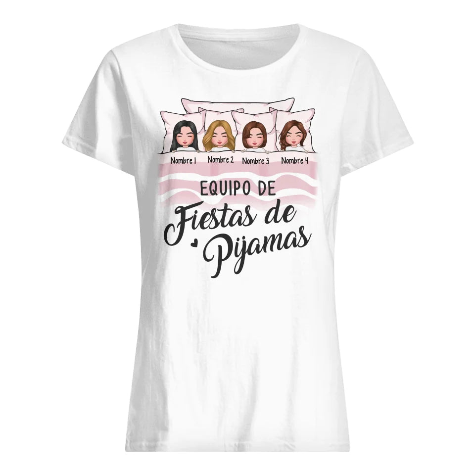 Personalizar Camisetas Para Mejor amiga
 | Equipo de fiestas de pijamas