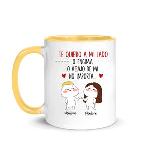 Taza Personalizada Para Pareja | Te quiero a mi lado