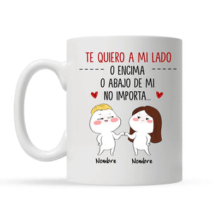 Taza Personalizada Para Pareja | Te quiero a mi lado