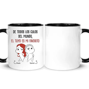 Taza Personalizada Para Pareja | Tu trasero es mi favorito