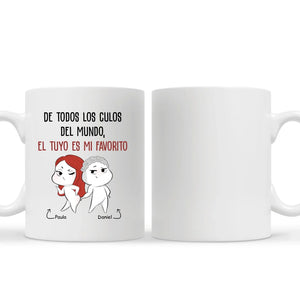 Taza Personalizada Para Pareja | Tu trasero es mi favorito