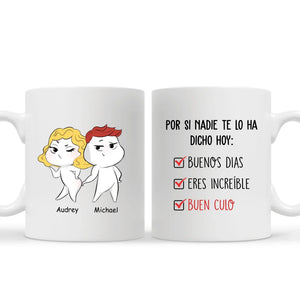 Taza Personalizada Para Pareja | Por si nadie te lo ha
dicho hoy