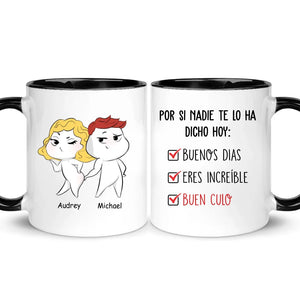 Taza Personalizada Para Pareja | Por si nadie te lo ha
dicho hoy