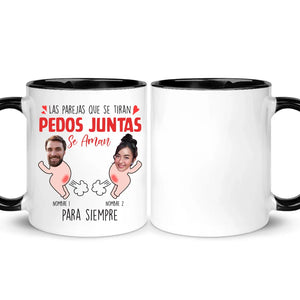 Taza Personalizada Para Pareja | Las parejas que se tiran pedos juntas se aman para siempre