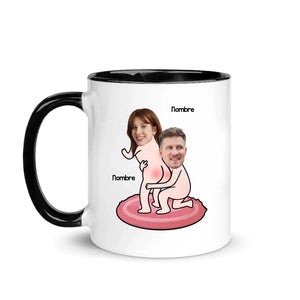 Taza Personalizada Para Pareja | Te adoro y amo cada parte de ti