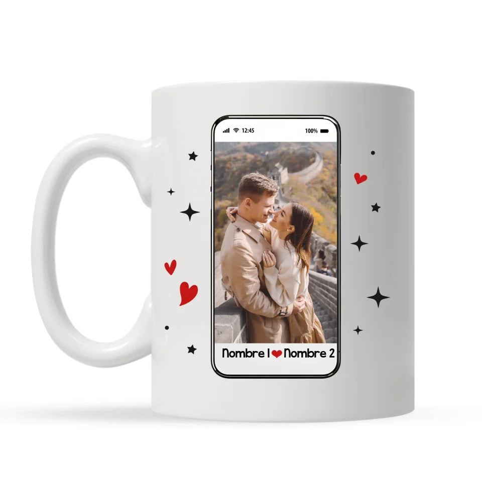 Taza Personalizada Para Pareja | Fui a una cita con un completo desconocido de la internet