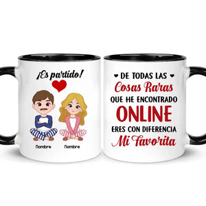 Taza Personalizada Para Pareja | De todas las cosas raras que he encontrado online eres con diferencia mi favorita