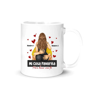 Taza Personalizada Para Pareja | Mi cosa favorita para hacer eres tu