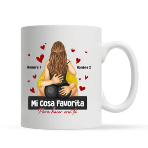 Taza Personalizada Para Pareja | Mi cosa favorita para hacer eres tu