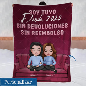 Personalizar Mantas Polar Para Pareja | Personalizado Regalo Para Pareja | Soy tuyo desde