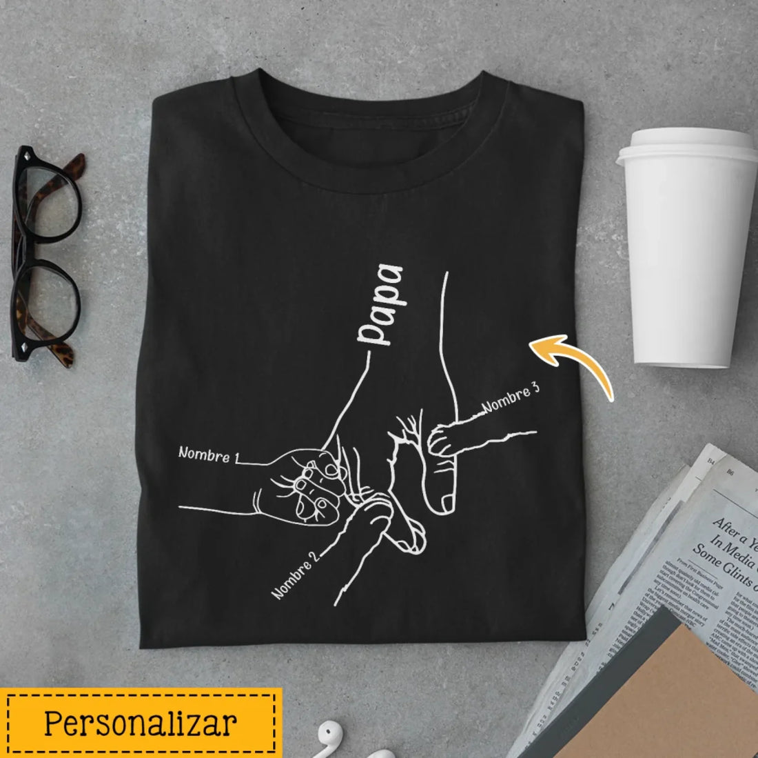 UNISEX T-SHIRT Front Dark
