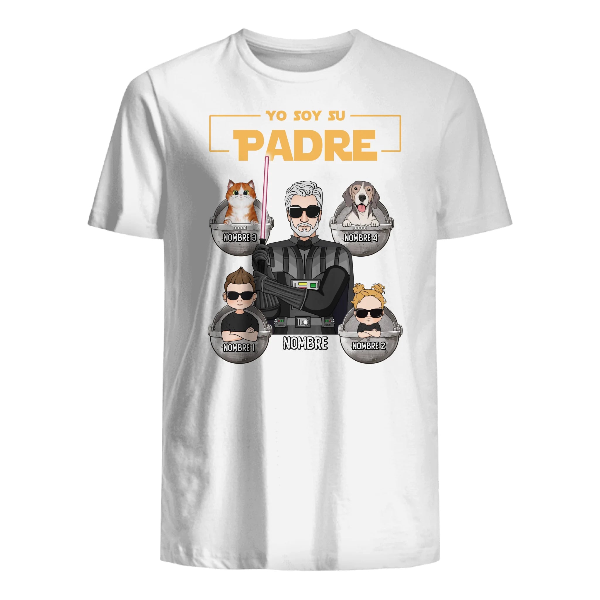 Personalizar Camisetas Para Papá - Yo soy tu padre niño y mascota