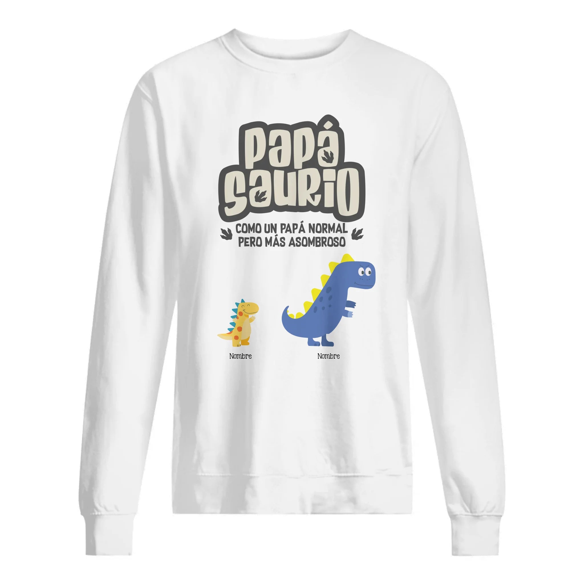 Papásaurio asombroso 2 - Personalizar Camisetas Para Papá