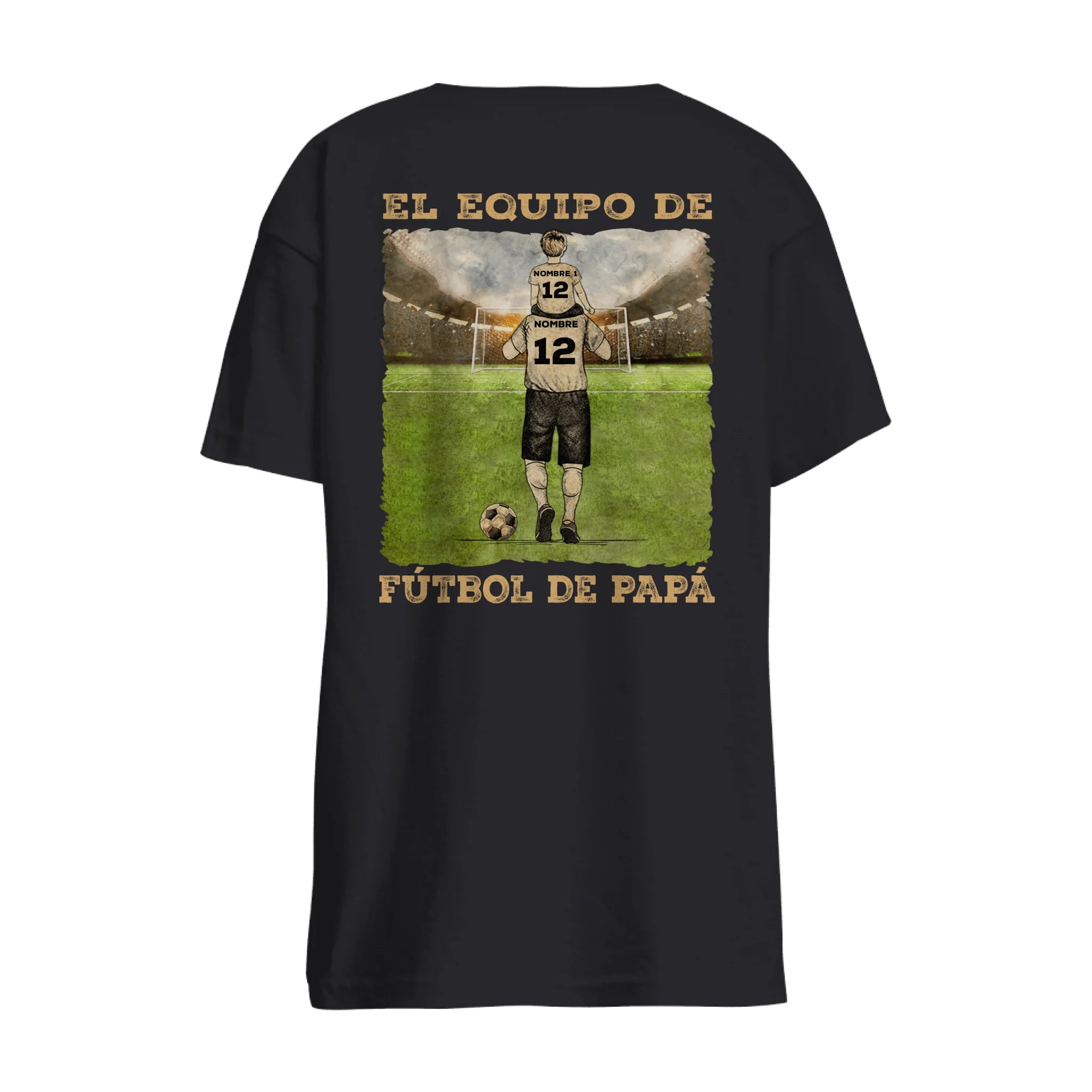 Personalizar Camisetas Para Papá | Personalizado Regalos Para Padre | El Equipo De Fútbol De Papa