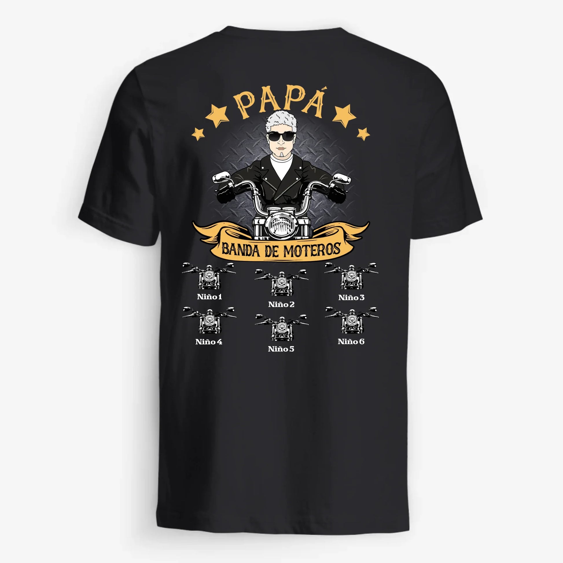 UNISEX T-SHIRT Back Dark