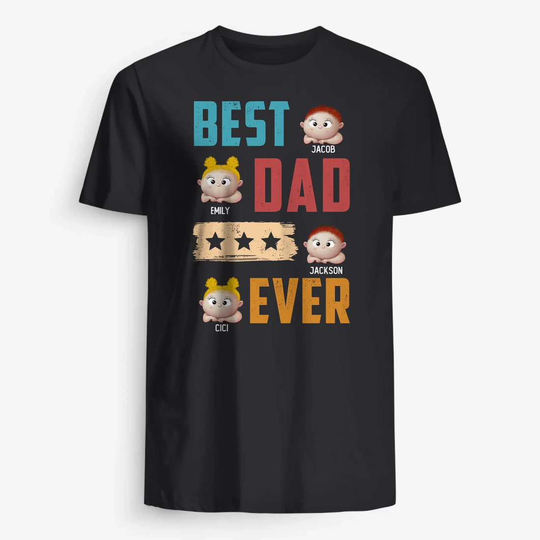UNISEX T-SHIRT Front Dark