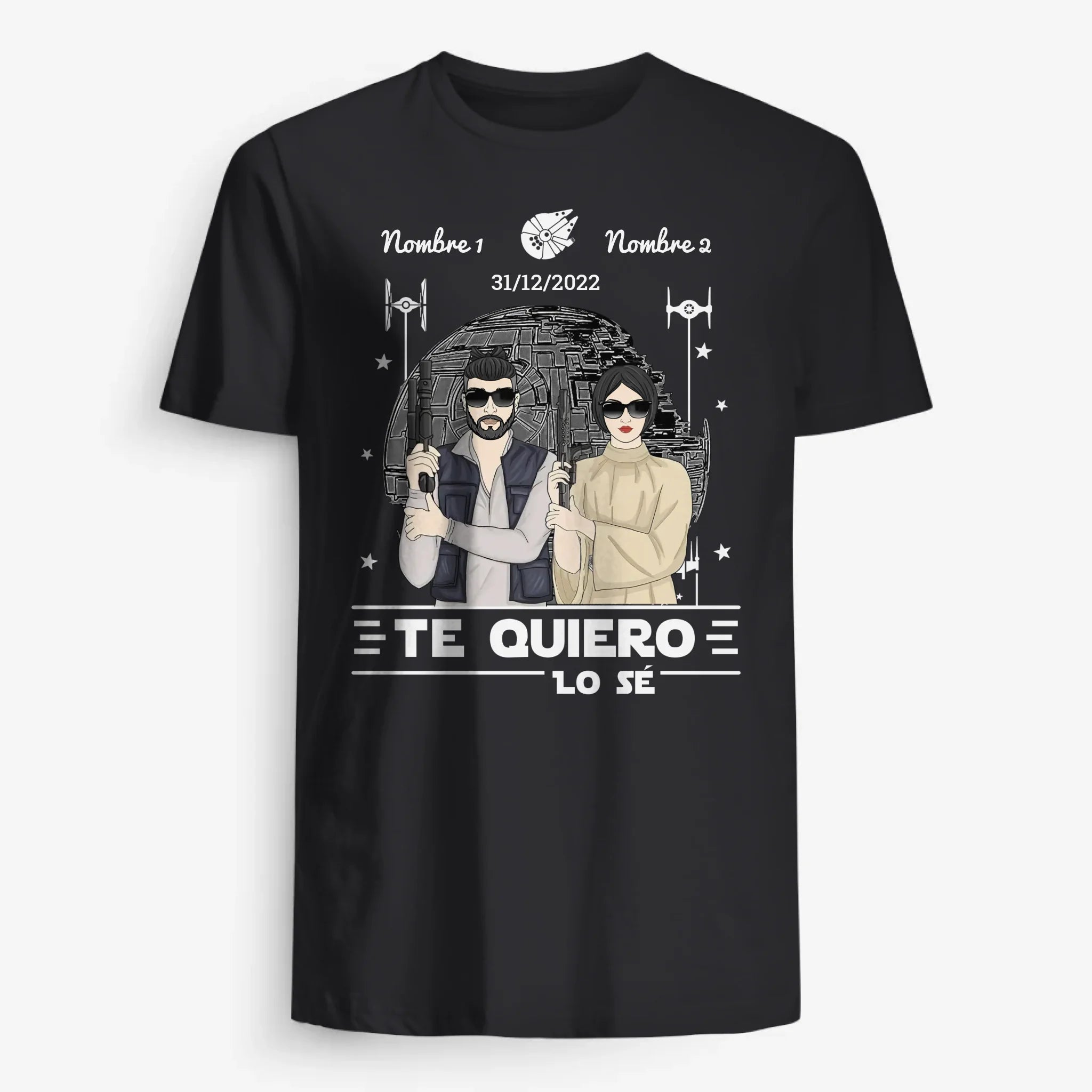 UNISEX T-SHIRT Front Dark