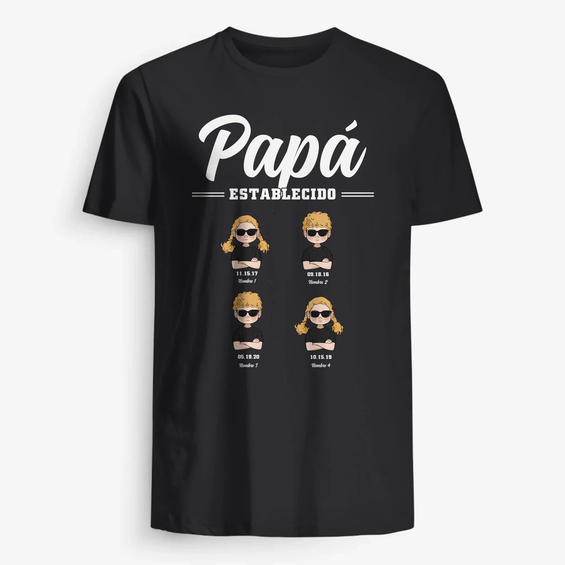 UNISEX T-SHIRT Front Dark