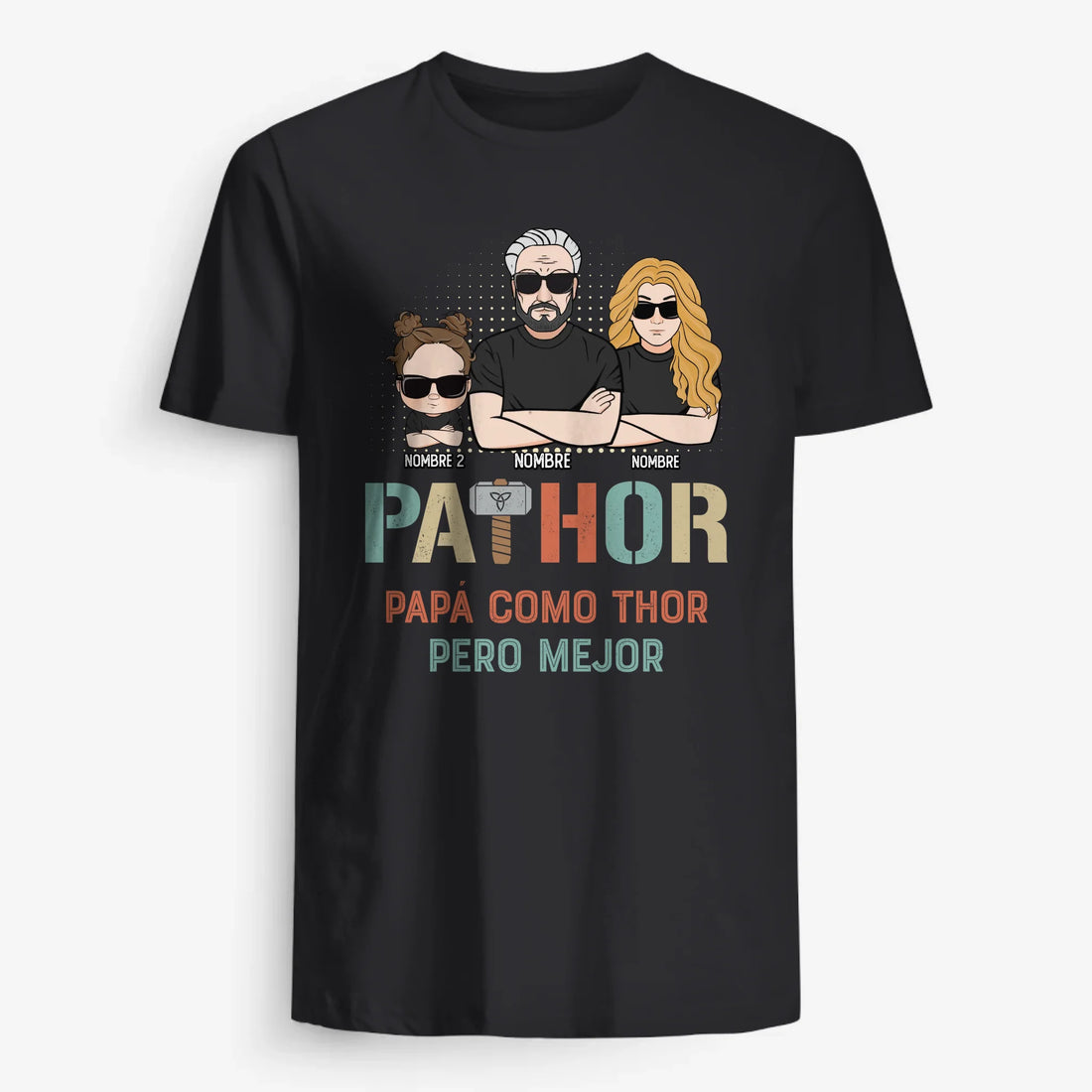 UNISEX T-SHIRT Front Dark