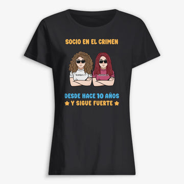 CLASSIC WOMEN T-SHIRT Front Dark