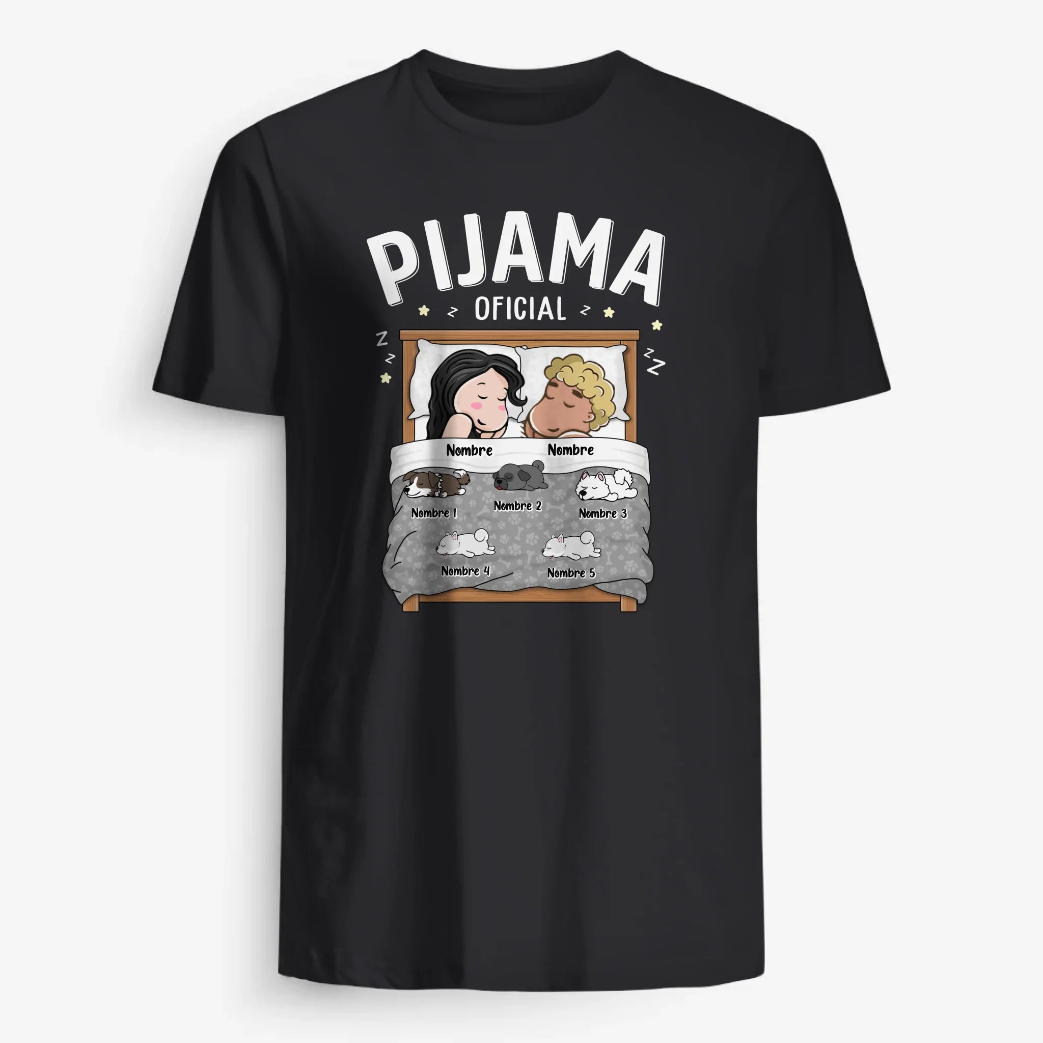 Personalizar Camisetas Para Los Amantes De Los Perros | Personalizado Regalos Para Los Amantes De Los Perros | Pijama oficial