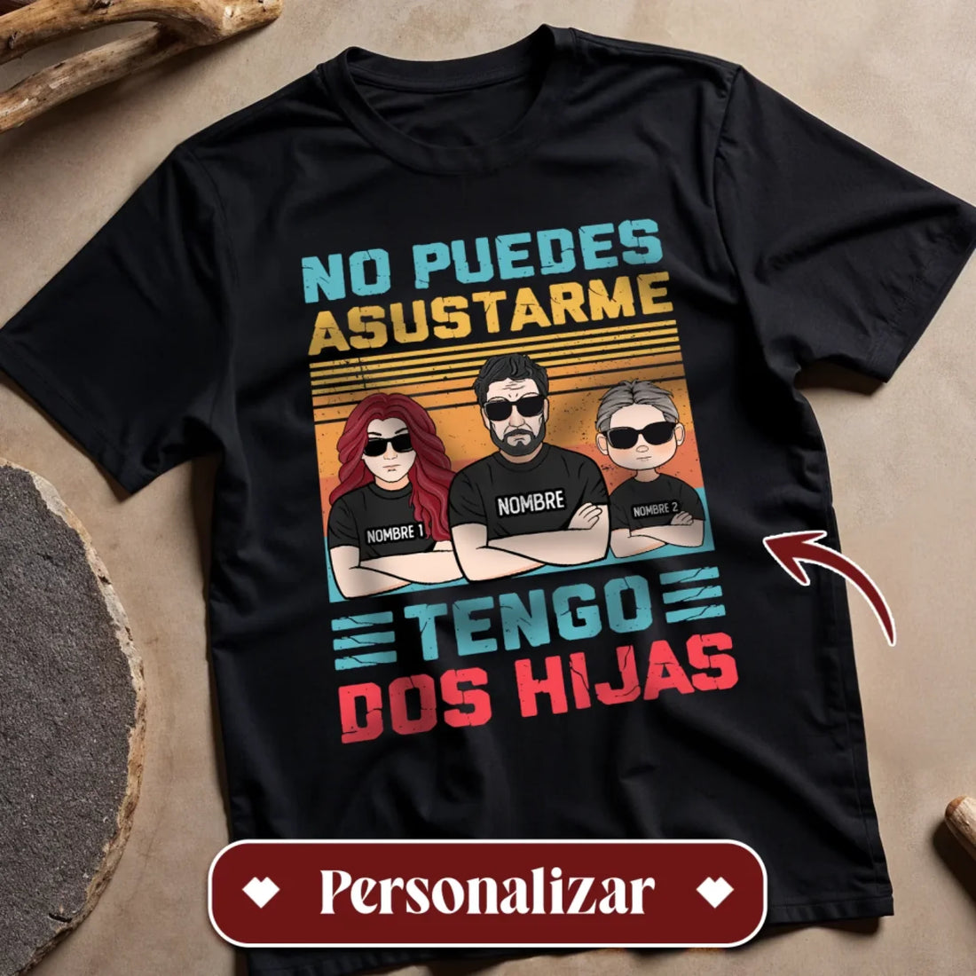 UNISEX T-SHIRT Front Dark